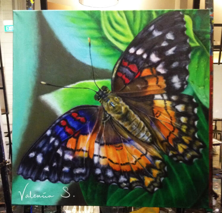 Butterfly on Canvas (Singapore, 2015)